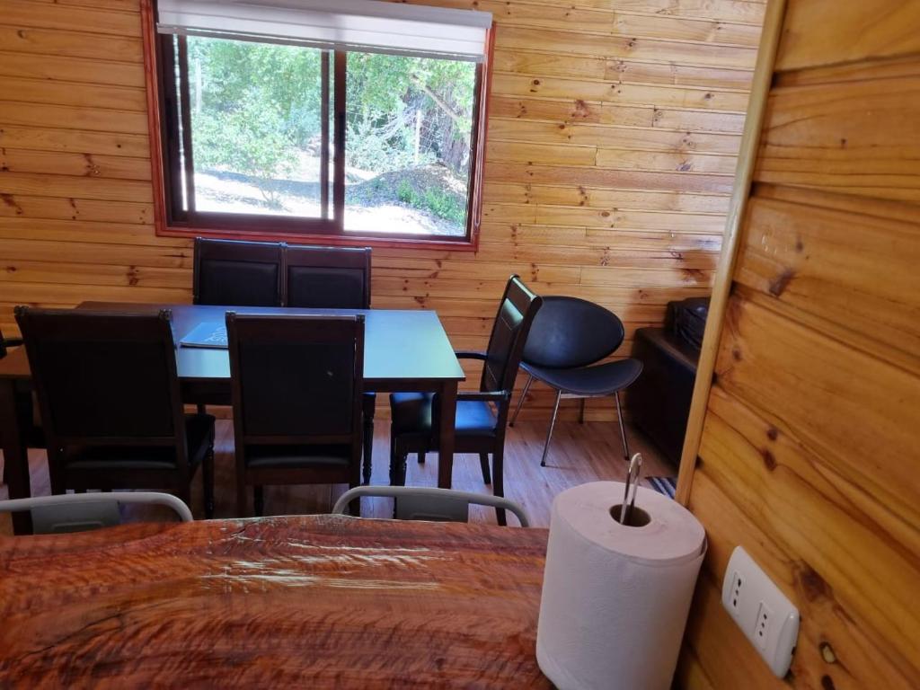 Posezení v ubytování Cabañas Alto Quillay, radal siete tasas