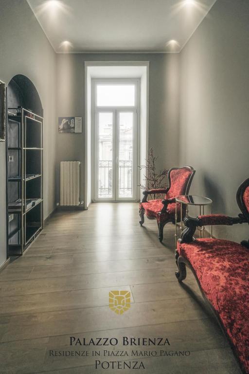 Posezení v ubytování Palazzo Brienza