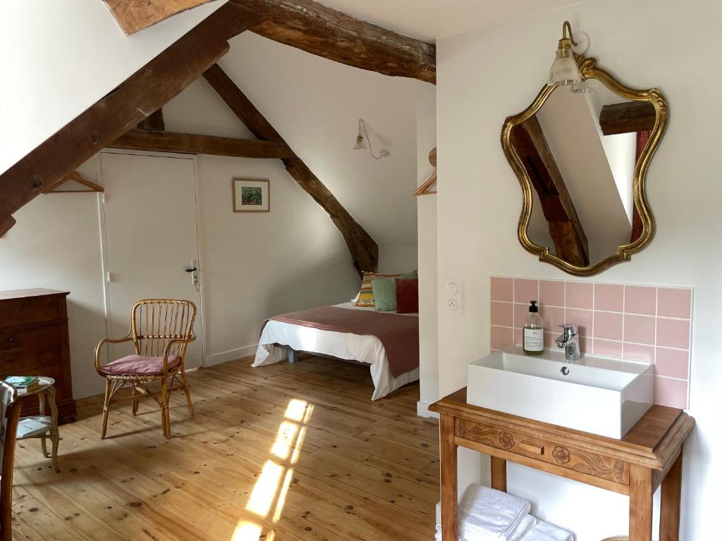 La Grimaudière - Habitación Doble Con Vista Al Jardín
