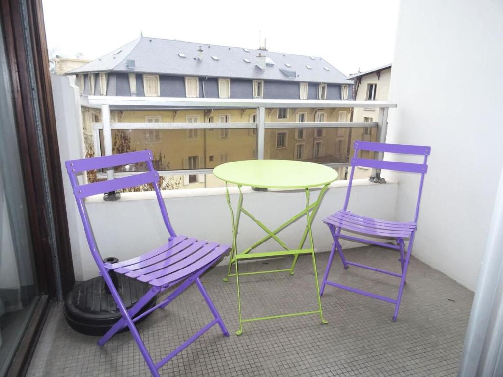 Balkón alebo terasa v ubytovaní Résidence Le Chateau Durieux 1 - Ravissant petit studio au coeur de la ville ! MAE-1064