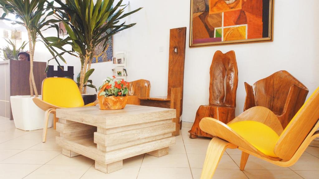Χώρος καθιστικού στο Cata Apartment Hotel And Spa