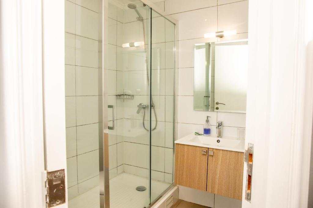 Koupelna v ubytování Hotel Hosteria Entre Lagos