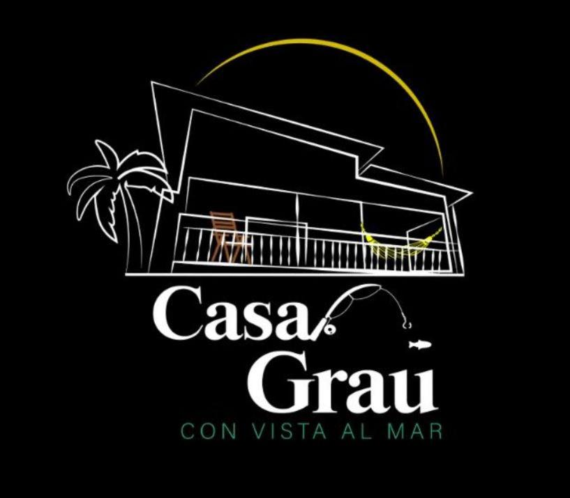 CASA GRAU - ZORRITOS في Caleta Grau: شعار الشواية بالنخيل