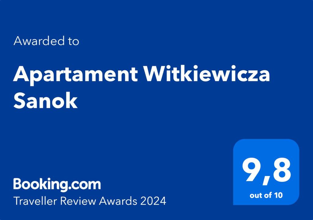 Certifikat, nagrada, znak ali drug dokument, ki je prikazan v nastanitvi Apartament Witkiewicza Sanok