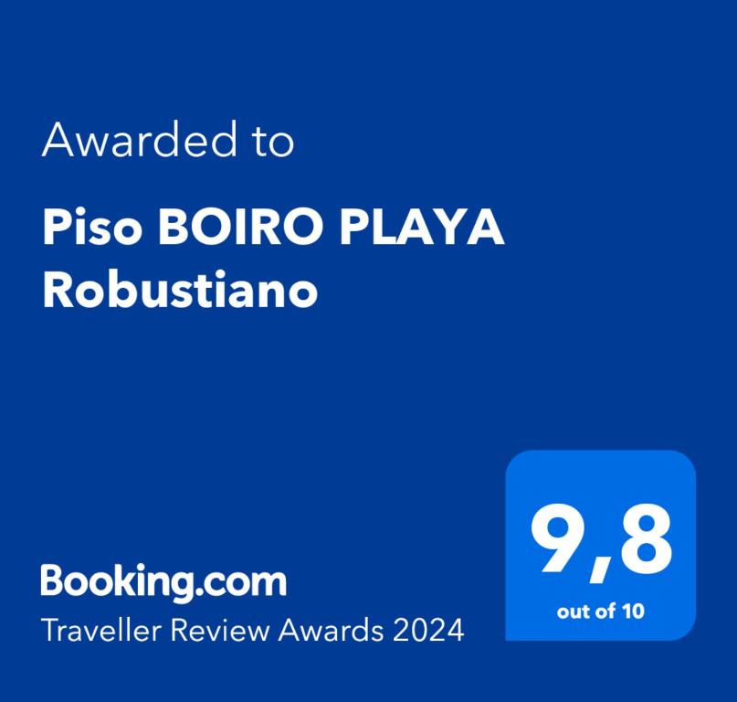 Certyfikat, podpis lub inny dokument wystawiony w obiekcie Piso BOIRO PLAYA Robustiano