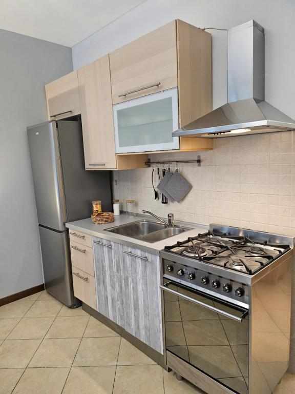 Kuchyň nebo kuchyňský kout v ubytování Divina House