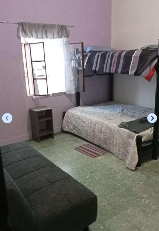 Ένα ή περισσότερα κρεβάτια σε δωμάτιο στο Casa Copala Habitación para #4