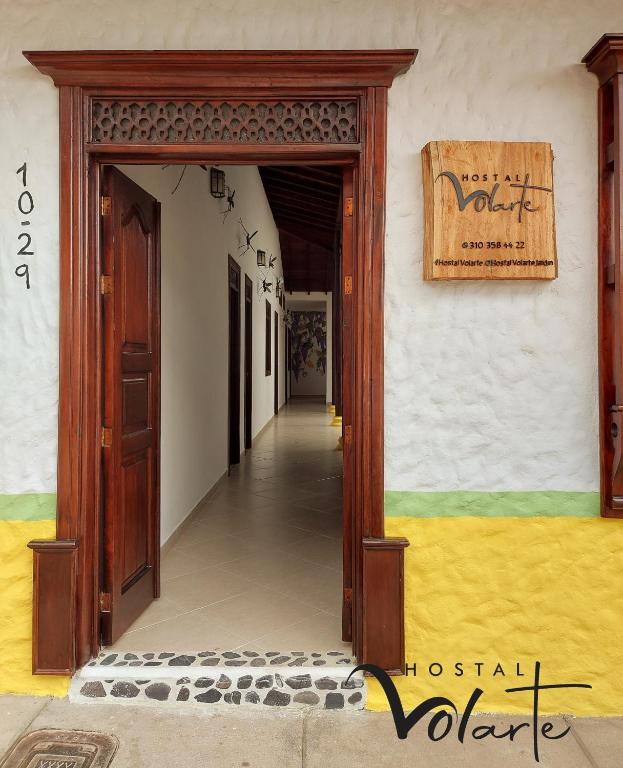 Certifikát, hodnocení, plakát nebo jiný dokument vystavený v ubytování Volarte Hostal