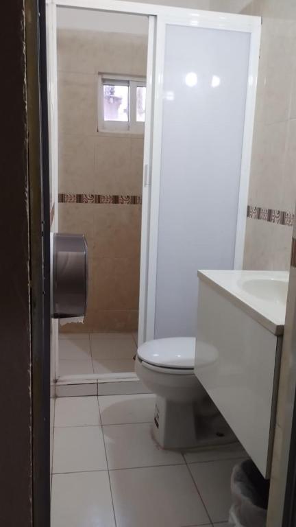 Koupelna v ubytování Hotel Puerto Real-Minatitlán