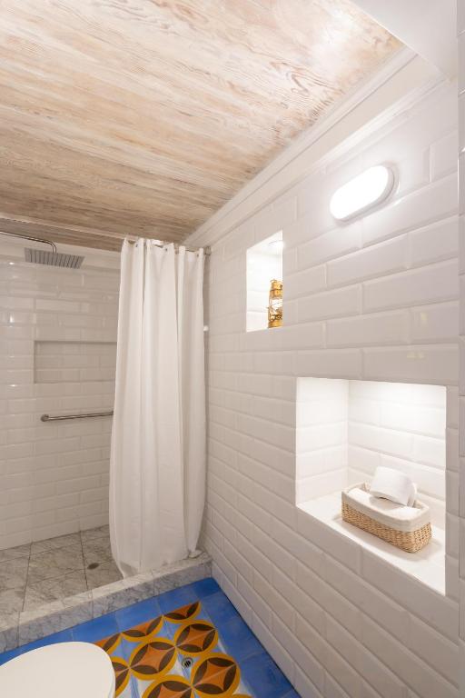 Koupelna v ubytování Casa Cáceres