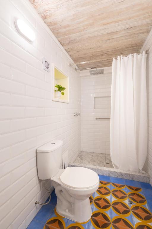 Koupelna v ubytování Casa Cáceres