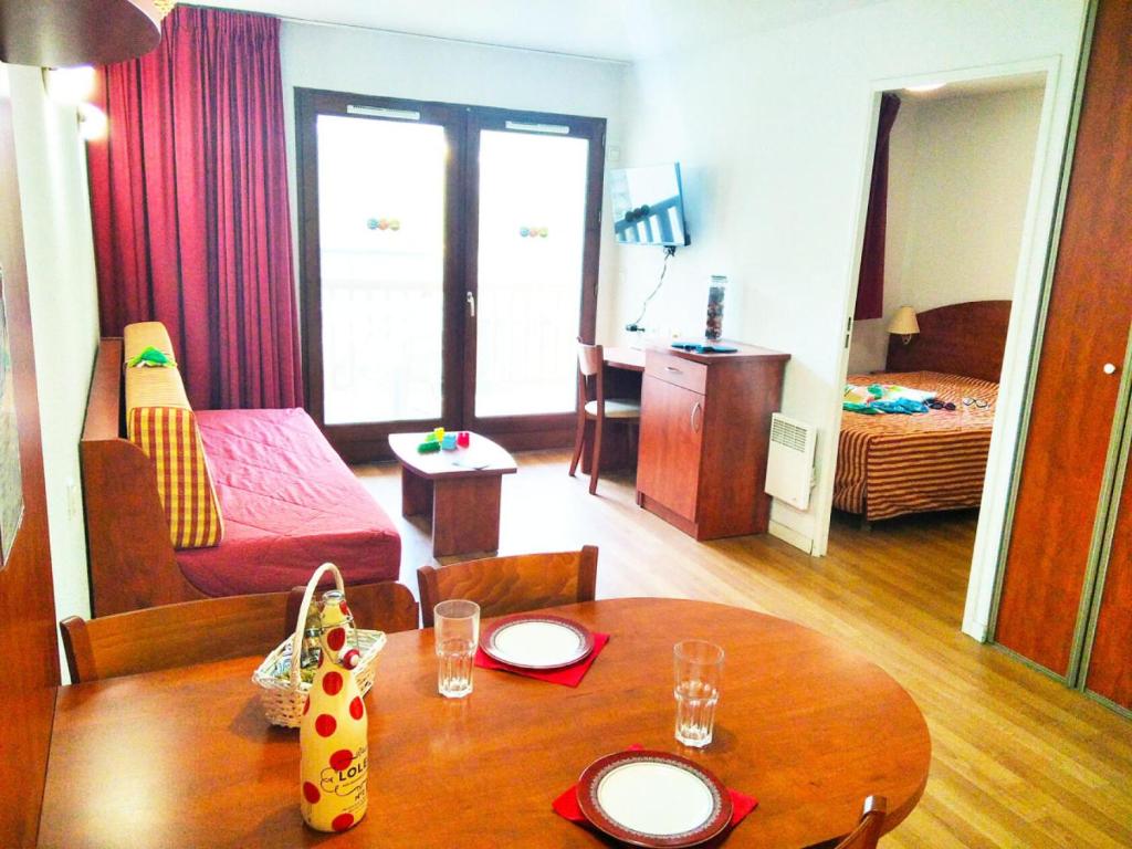 Posteľ alebo postele v izbe v ubytovaní Résidence Pic Du Midi - Apt n°45 - 1er étage - Bâtiment Campan2 MAE-8634