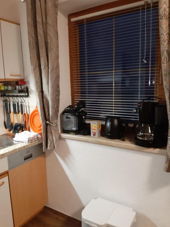 Kuchyň nebo kuchyňský kout v ubytování Apartment Rahm