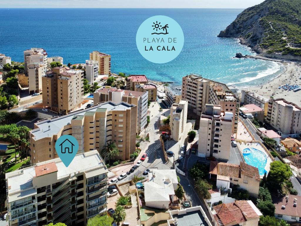 Apartamento con piscina - 2 playas