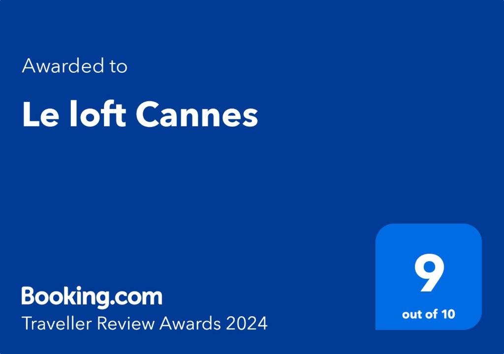 Certifikát, ocenenie alebo iný dokument vystavený v ubytovaní Le loft Cannes