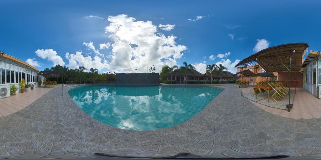 Bazén v ubytování Alunsina Hotel and Spa nebo v jeho okolí