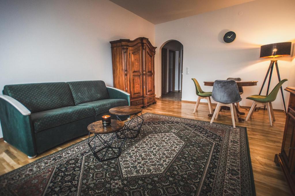 Posezení v ubytování Apartmenthaus Maxl