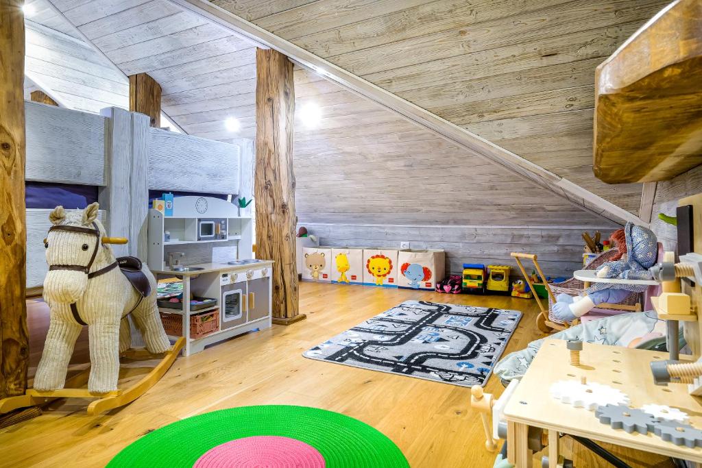 Posezení v ubytování Apartmán Nebe