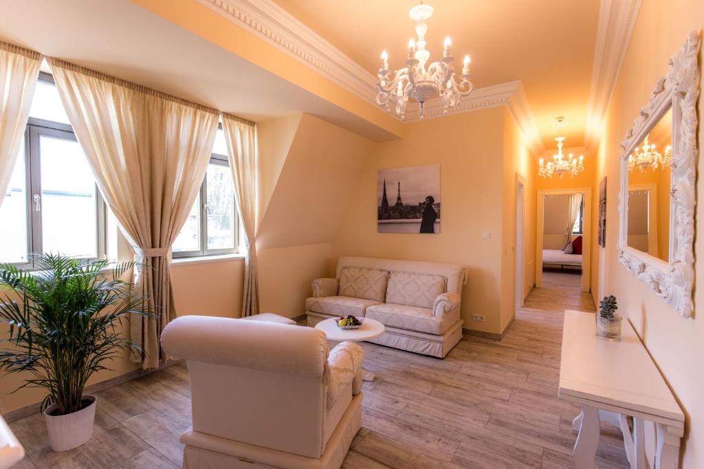 Istumisnurk majutusasutuses Grande Albergo Giancarlo