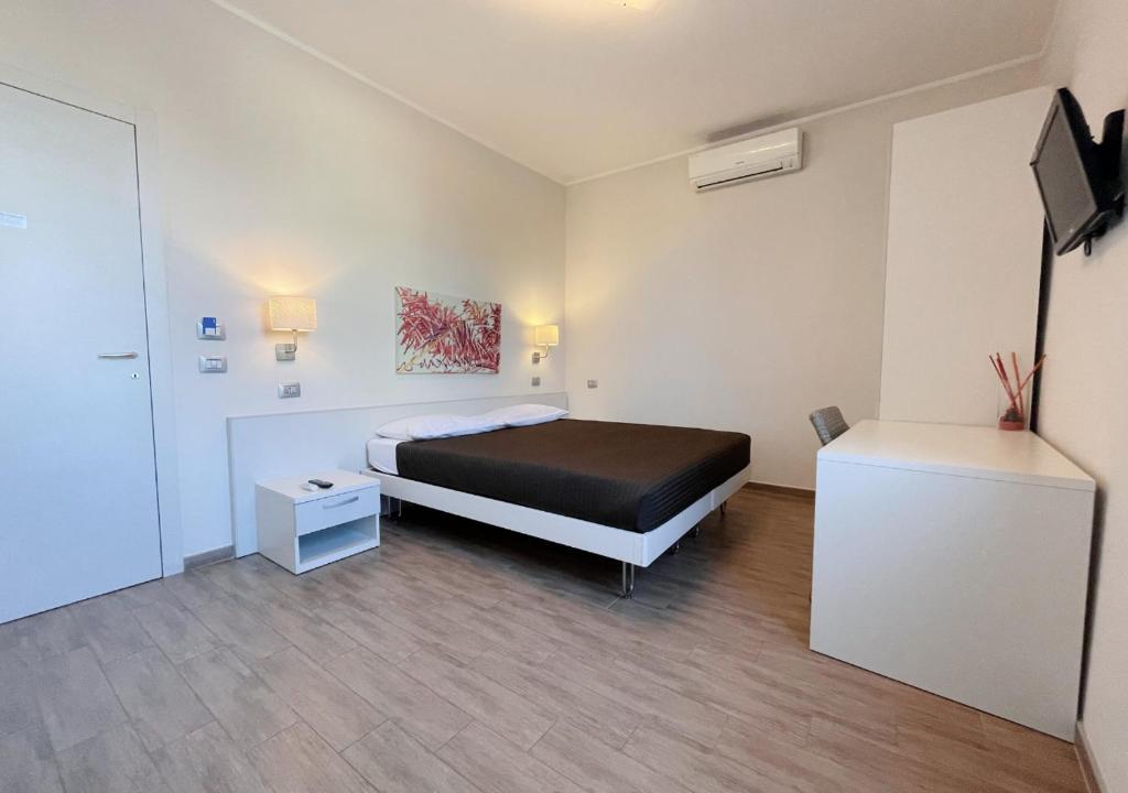 Postel nebo postele na pokoji v ubytování Belso