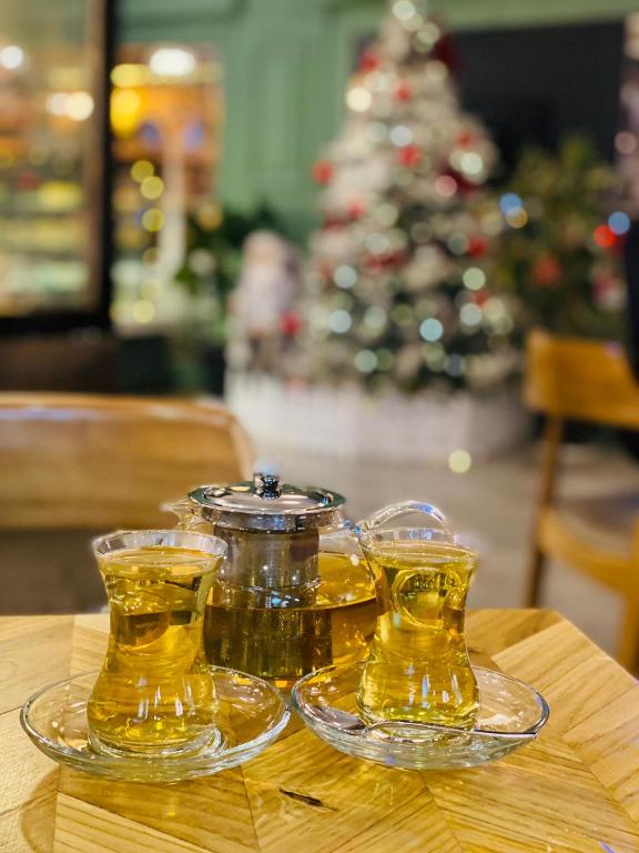 Nápoje v ubytování Sultan Hotel Tbilisi