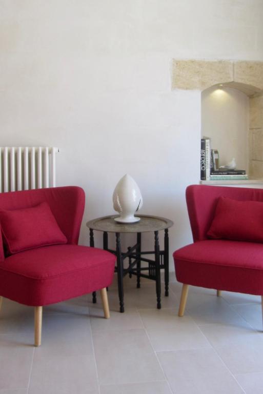 Posezení v ubytování Casa della Scrittrice