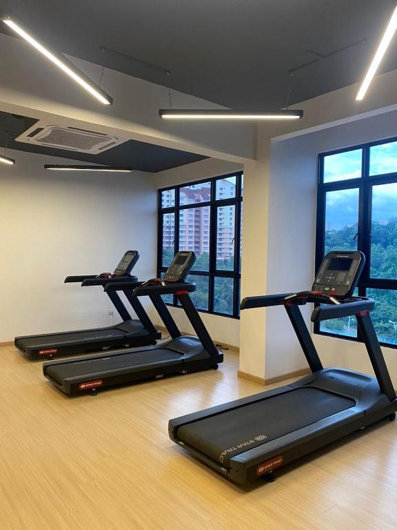 Fitness centrum a/nebo fitness zařízení v ubytování Putrajaya AQ Homestay (Near PICC)