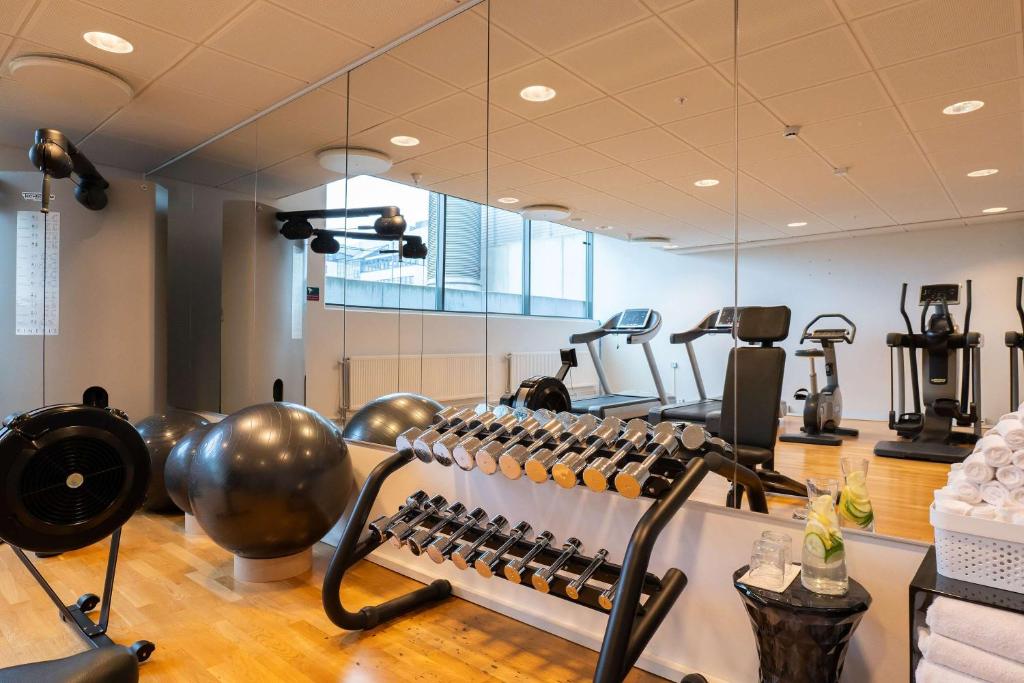 Fitness centrum a/nebo fitness zařízení v ubytování Best Western Plus Park City Lund