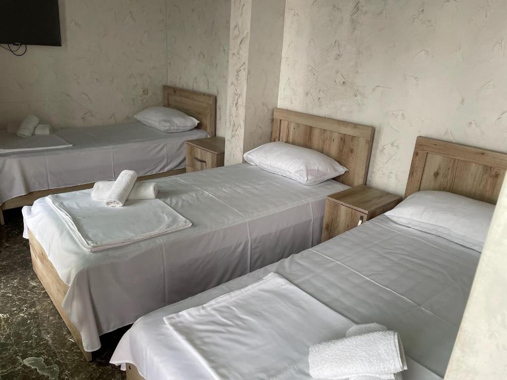 Postel nebo postele na pokoji v ubytování Emilia