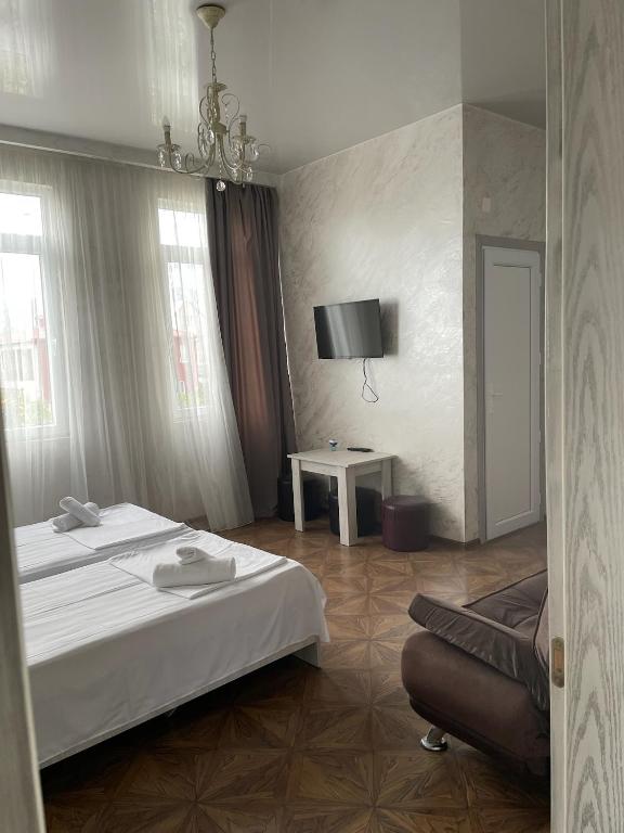 Postel nebo postele na pokoji v ubytování Emilia