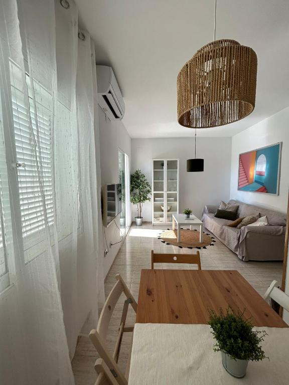 Postel nebo postele na pokoji v ubytování APARTAMENTO PEÑISCOLA