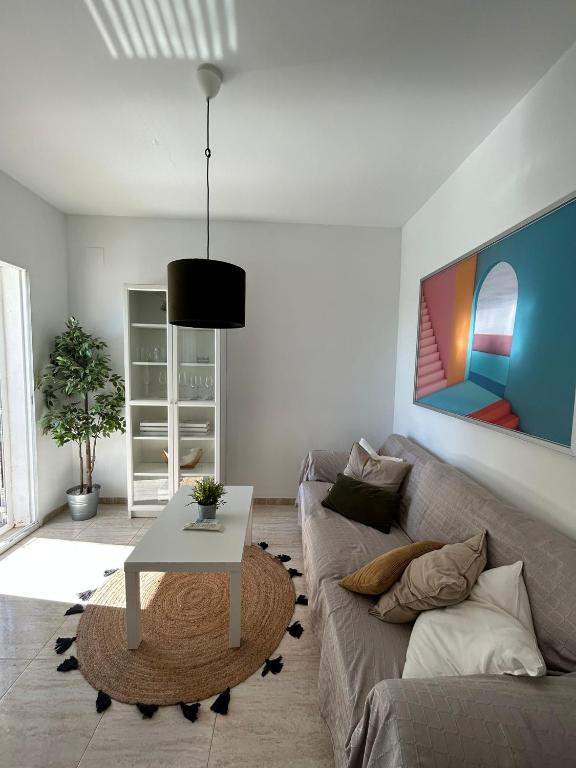 Posezení v ubytování APARTAMENTO PEÑISCOLA