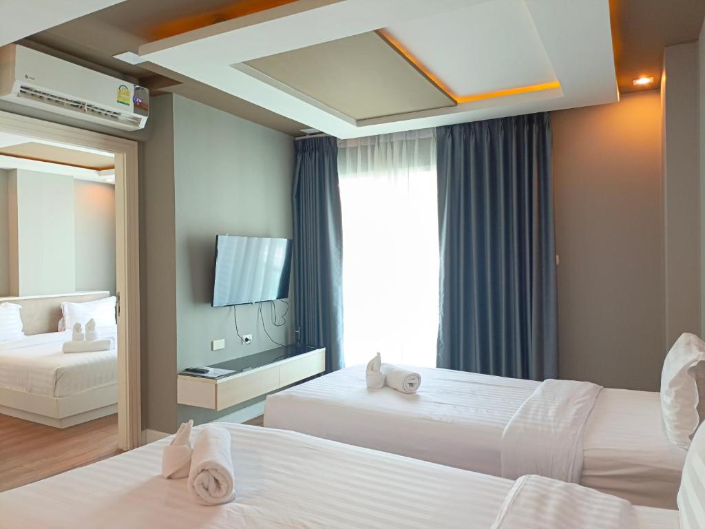 Wisdom Hotel & Residence - Семейный набор с балконом