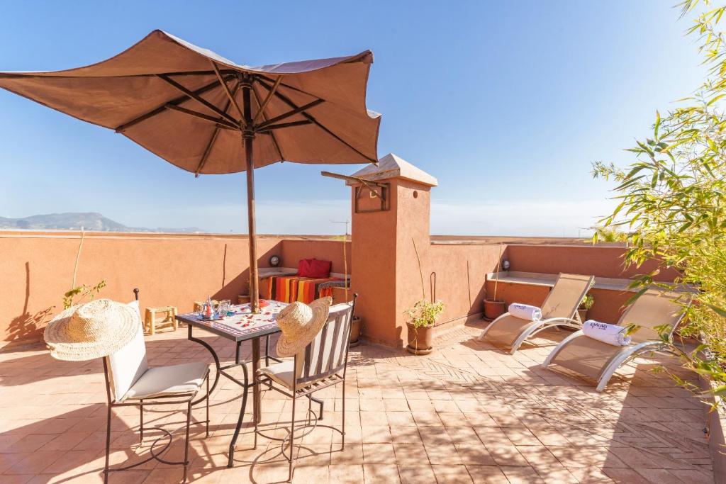 Patio nebo venkovní prostory v ubytování Riad Ushuaia La Villa - Centre Marrakech