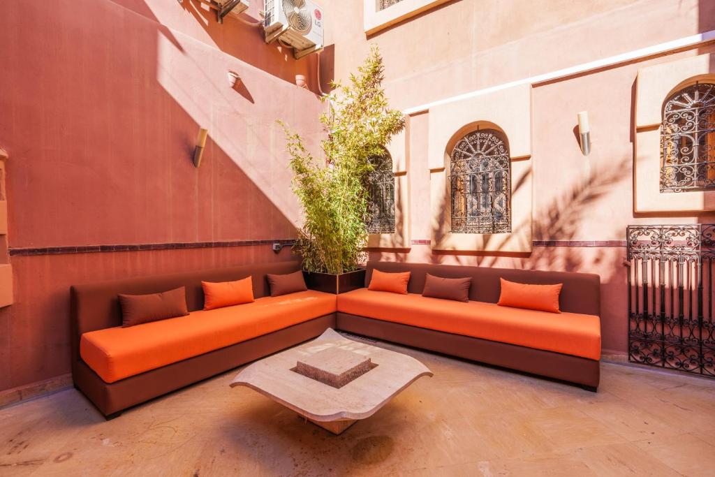 Posezení v ubytování Riad Ushuaia La Villa - Centre Marrakech