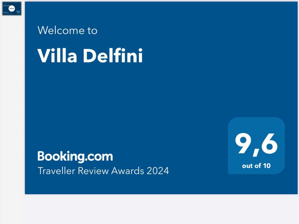 Captura de pantalla del sitio web Villa Delfin en Villa Delfini, en Chrani
