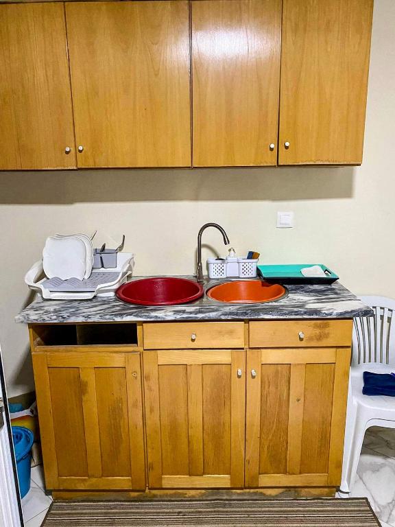 Kuchyň nebo kuchyňský kout v ubytování Cruzeiro Guest House