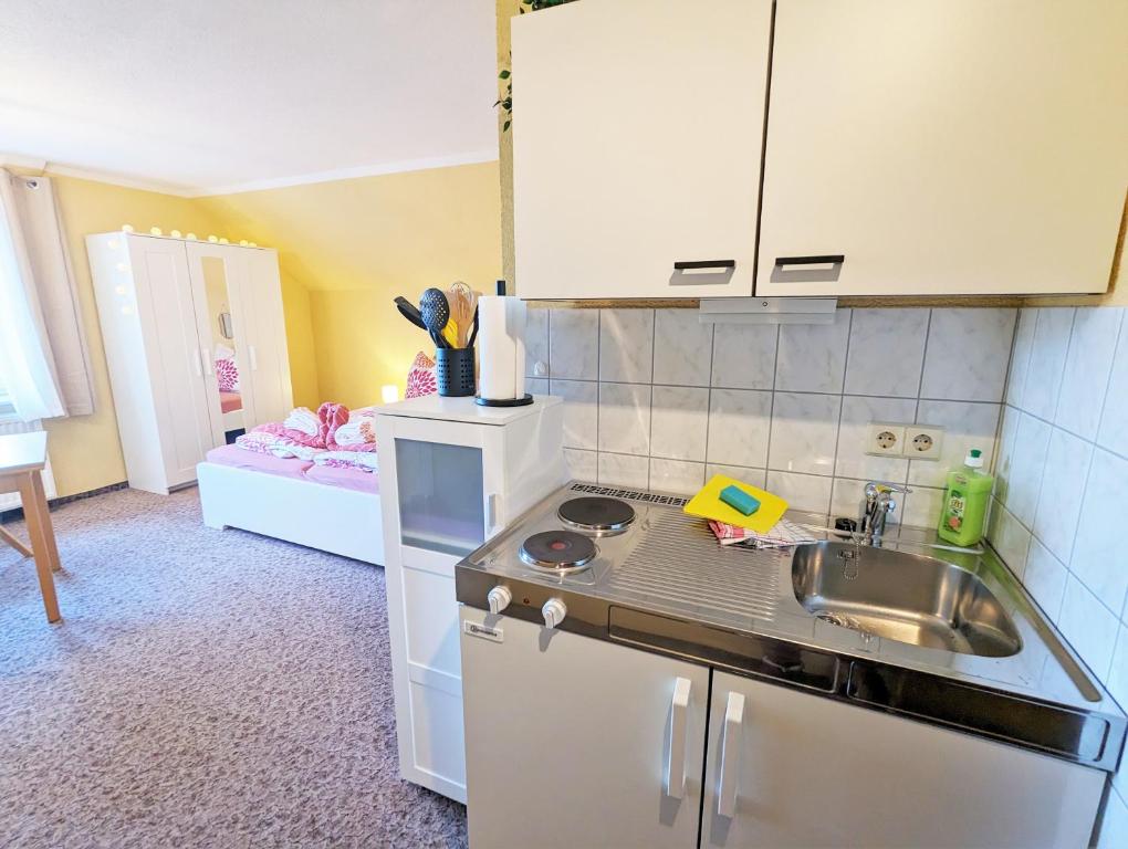 Kuchyň nebo kuchyňský kout v ubytování L5 - Urlaubsmagie - Mit Küche direkt am Wanderweg