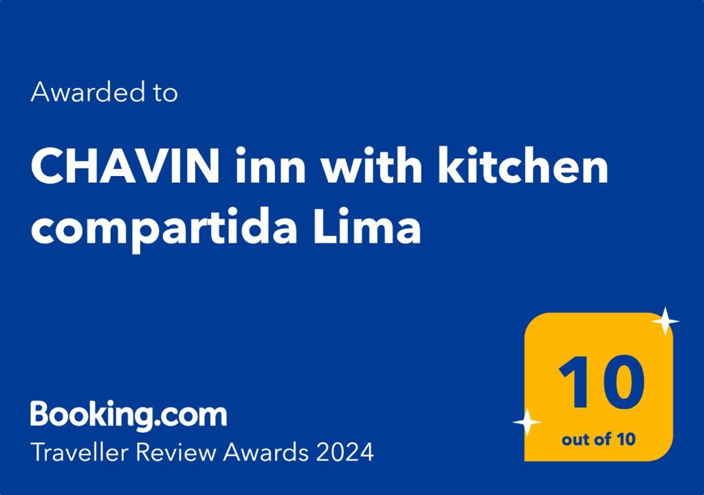 Capture d'écran d'un téléphone portable avec le texte chwanim im dans l'établissement CHAVIN inn with kitchen compartida Lima, à Lima