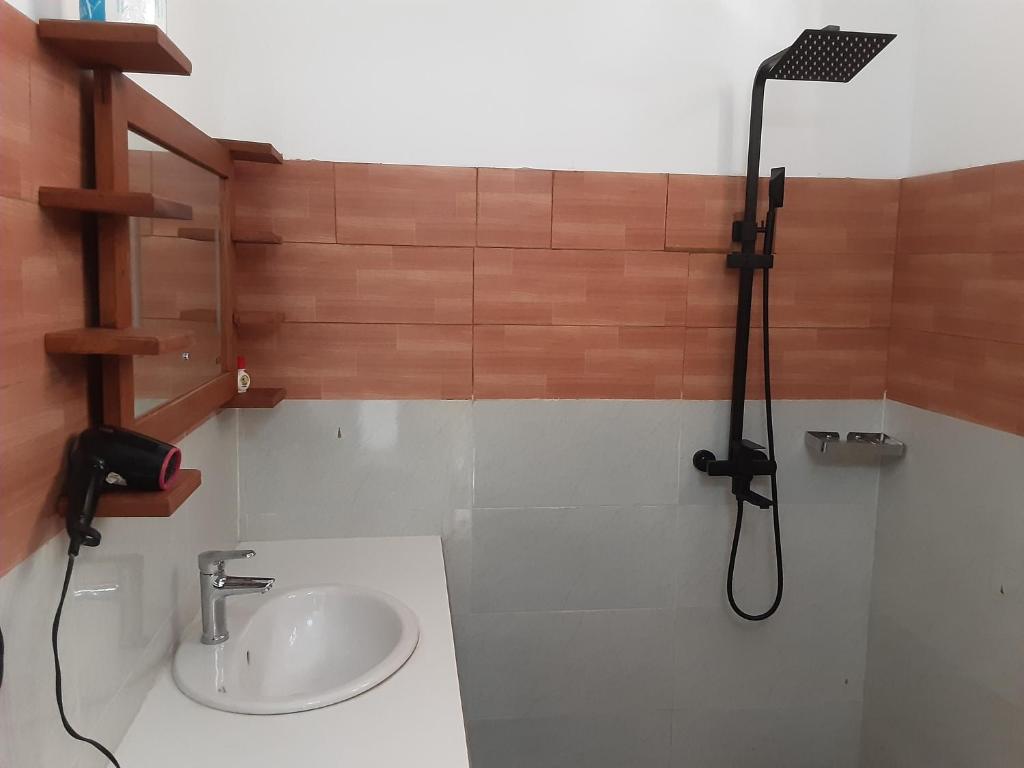 Koupelna v ubytování Pahalage Guesthouse