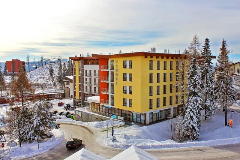 Apartment in Hotel Crocus, Strbske Pleso iarna