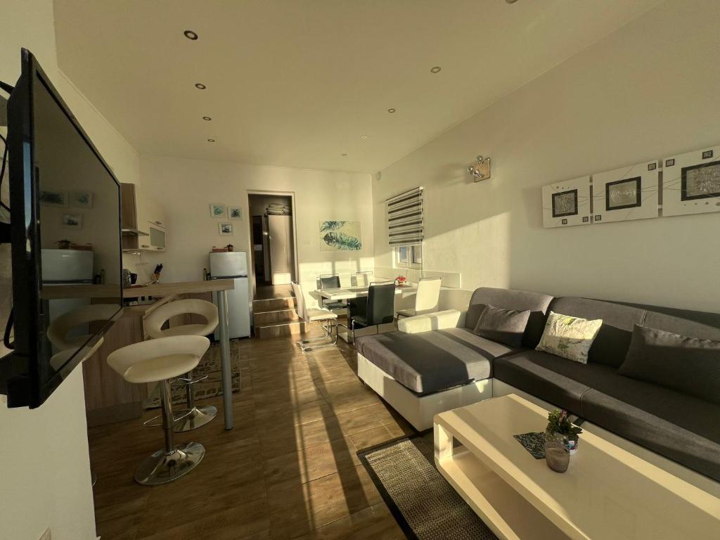 TV a/nebo společenská místnost v ubytování Apartment Marija