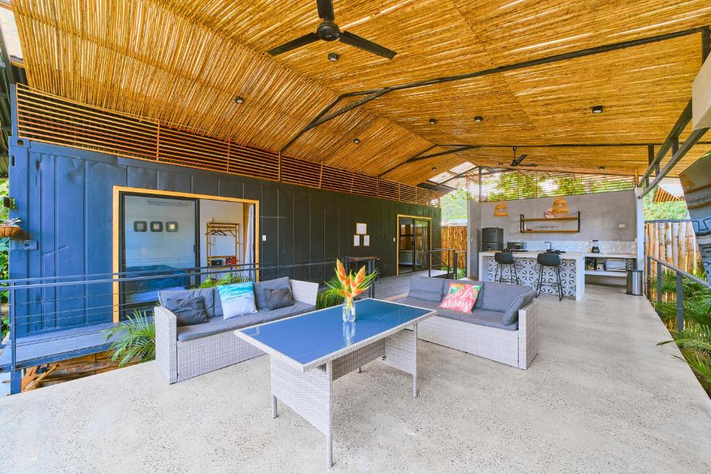 Patio nebo venkovní prostory v ubytování Al Caribe Sur Villa Privada con 2 Dormitorios y 2 baños