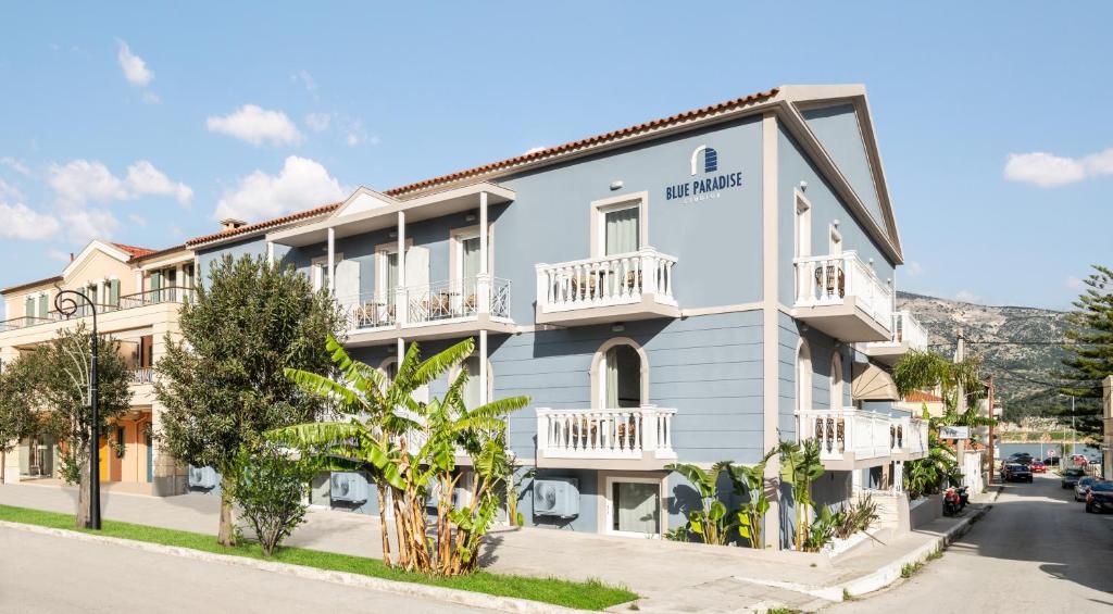 Budova, kde se aparthotel nachází