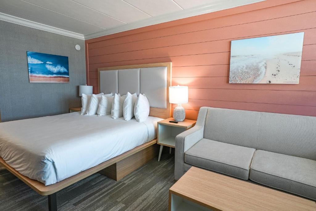 Postel nebo postele na pokoji v ubytování Spray Beach Hotel