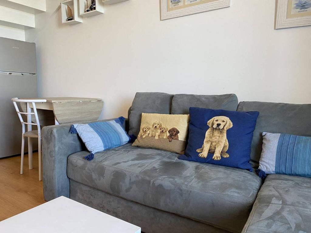 Posezení v ubytování 352 - Appartement T2 avec une vue imprenable sur le Cap Fréhel