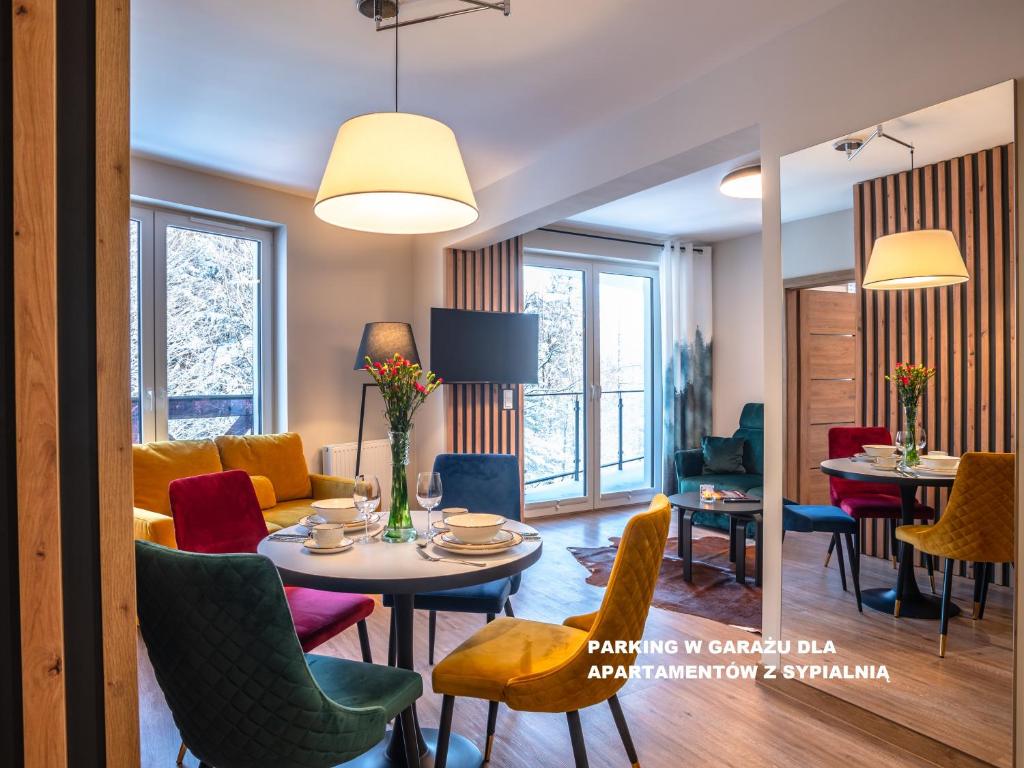 Posedenie v ubytovaní Apartamenty na Polnej