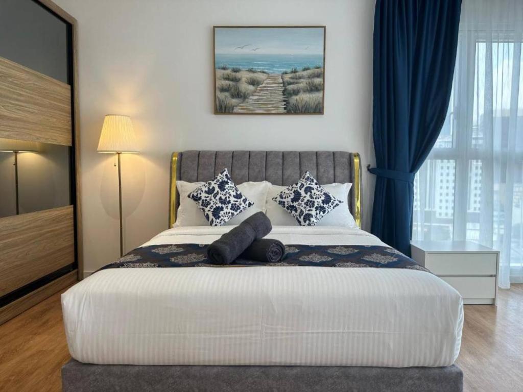 Cama ou camas em um quarto em Quill Residences KlCC By G Z
