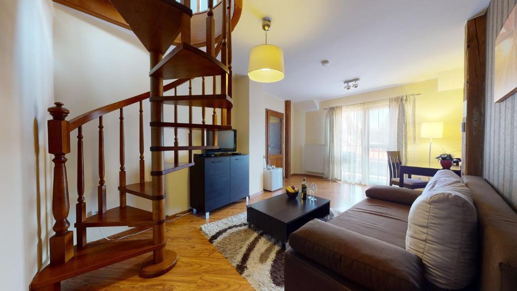 Posezení v ubytování B&B Penzión Magura