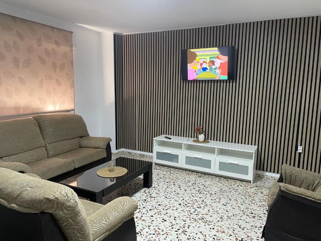 Posedenie v ubytovaní Apartamento Balcón del Tajo